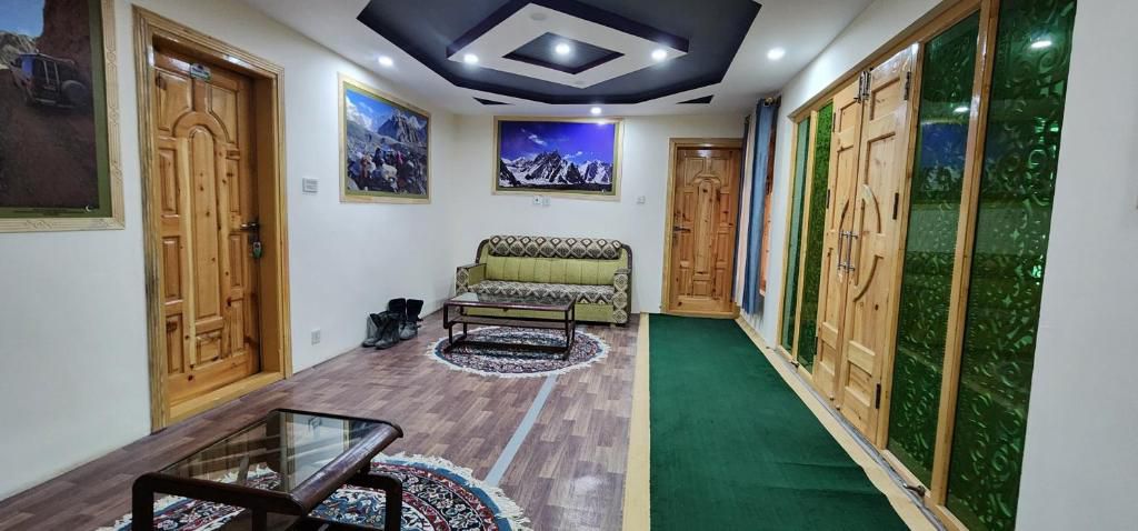 Comfortable lounge area at Cloud Rest Skardu